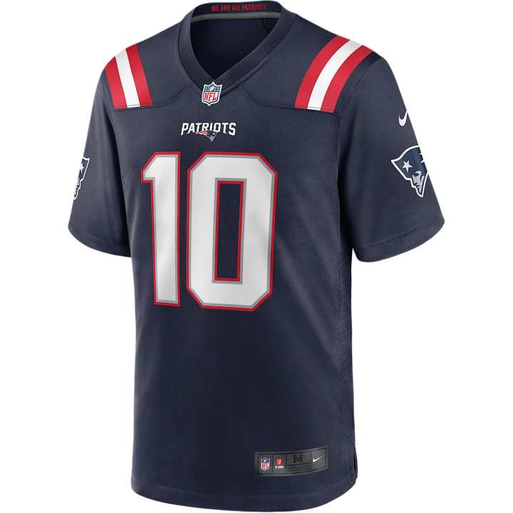 Nike Nike Drake Maye New England Patriots Super Bowl Lx Men's Nike Nfl Game Jersey