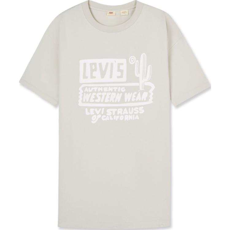 Levis T Shirts Men's Gray Crew Neck Moderate Straight Fit