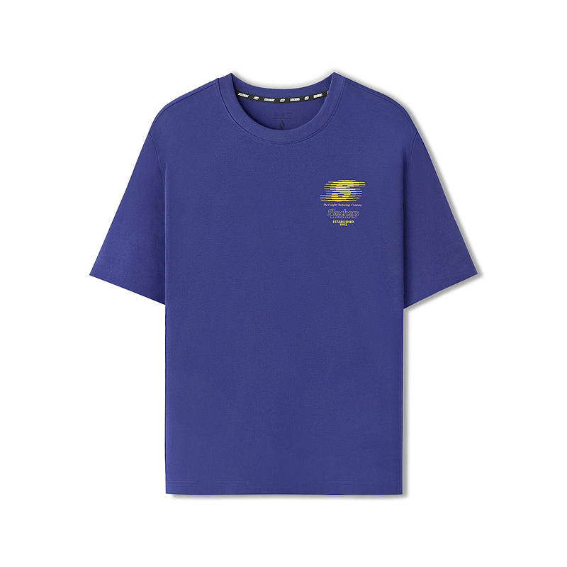 Skechers Sports Life Collection T Shirt Unisex Captain Purple
