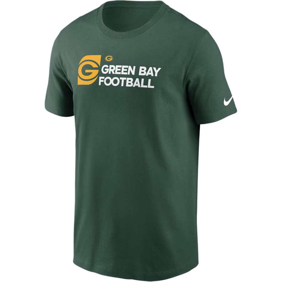 Nike Nike NFL Green Bay Packers Team Outline Essential T Shirt Men's Green