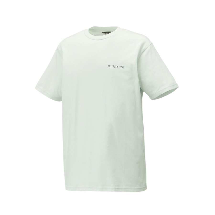 Onitsuka Tiger GRAPHIC TEET T Shirt Unisex Light Green