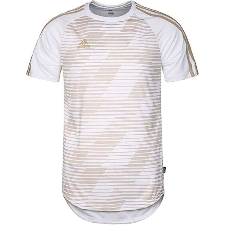 Adidas Adidas T Shirts Men's White Crew Neck Moderate