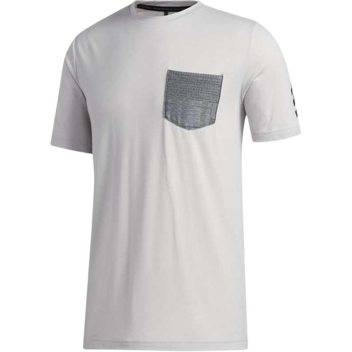 Adidas Adidas T Shirts Men's Gray Crew Neck Moderate