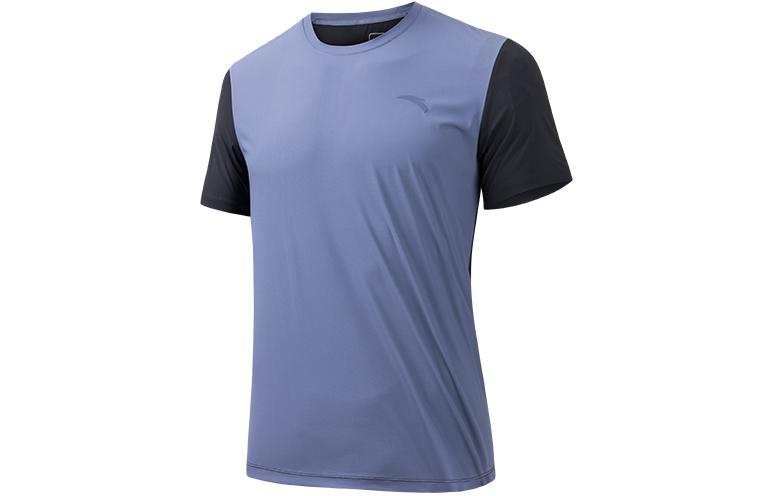 Anta Variety Training Collection T Shirt Men's Mystic Blue/Basic Black