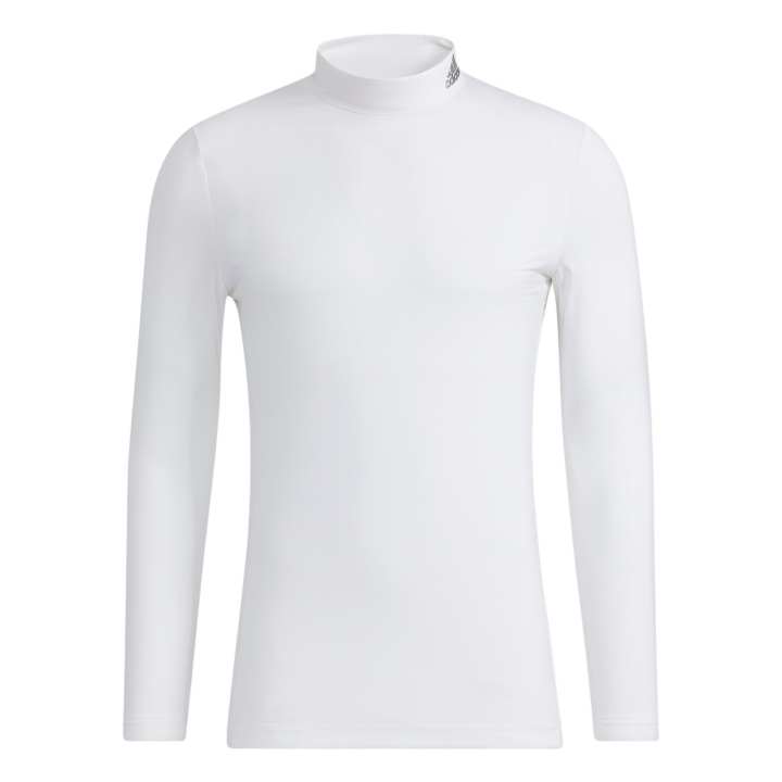 Adidas Adidas T Shirts Men's White Half Turtleneck Moderate