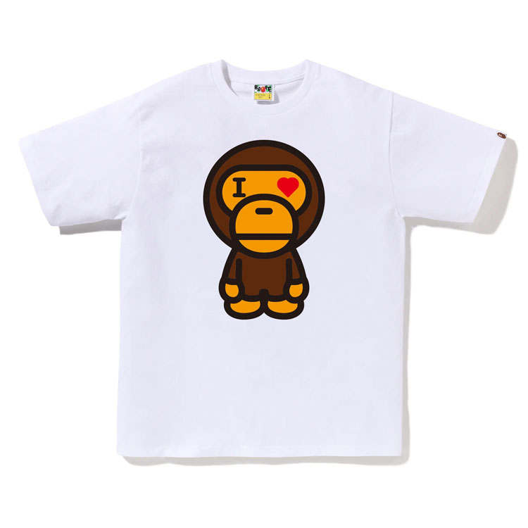 A BATHING APE Valentine's Day Collection SS25 T Shirt Unisex