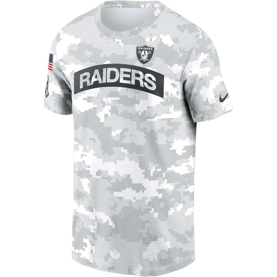 Nike Nike Las Vegas Raiders Salute To Service Edge Arch Men's Nike Dri FIT Nfl T Shirt