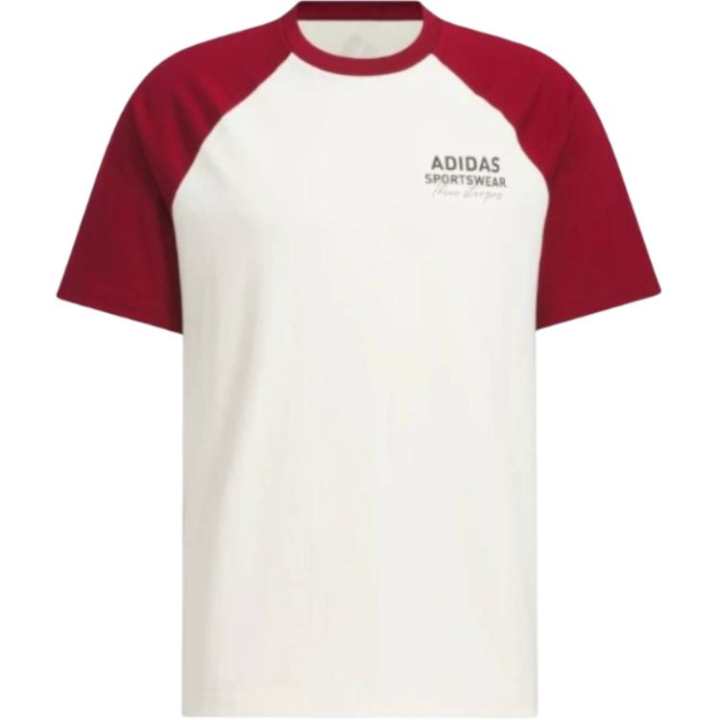 Adidas Adidas T Shirt Unisex White/Red