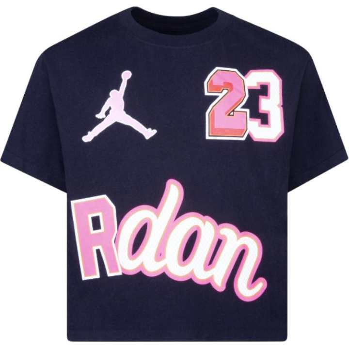 Jordan Jordan Apparel T Shirts Men's Dark Blue Crew Neck Moderate Straight Fit