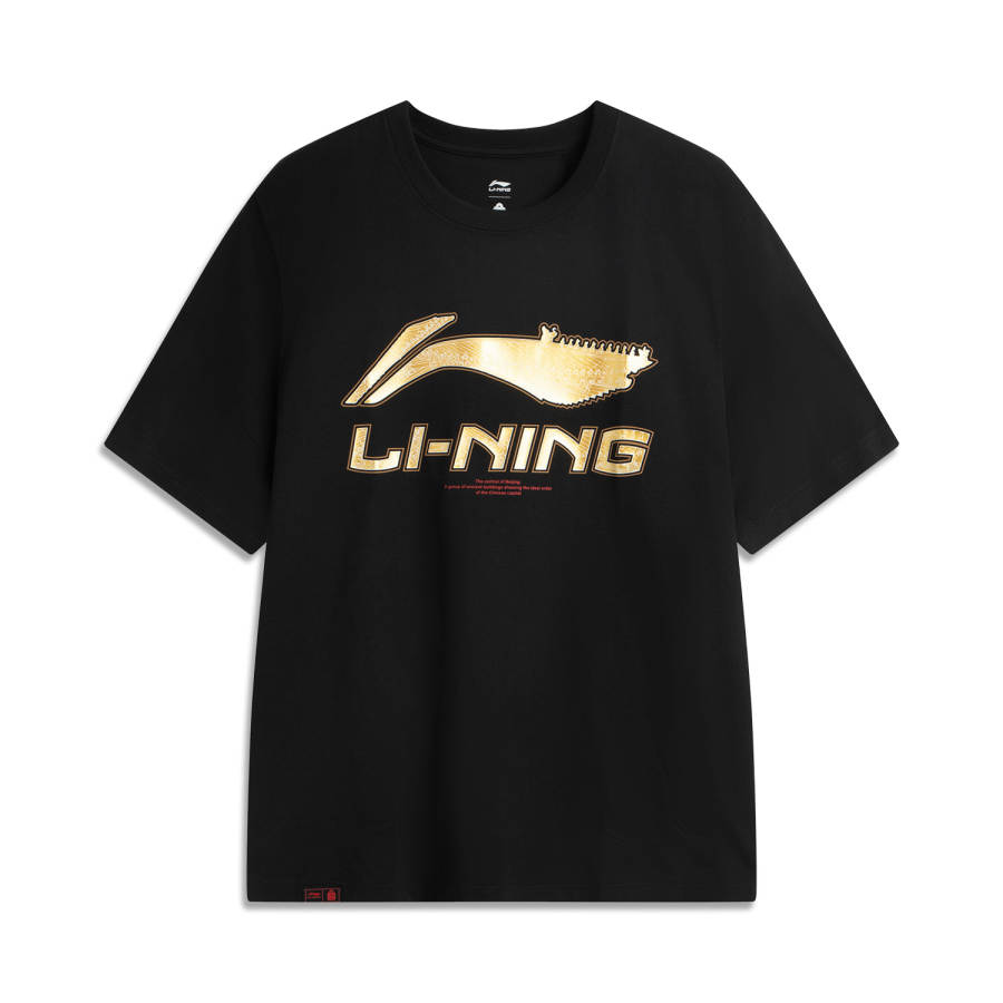 Li-Ning Li Ning x GUGONG,LIANMINGKUAN China Culture Collection T Shirt Men's Black
