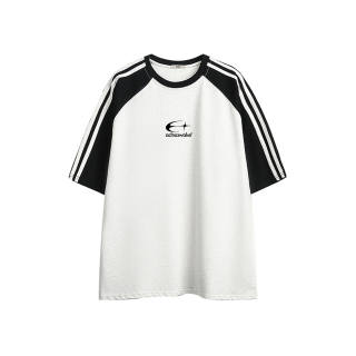 ACHS AWAKE T Shirts Unisex Crew Neck Moderate Straight Fit