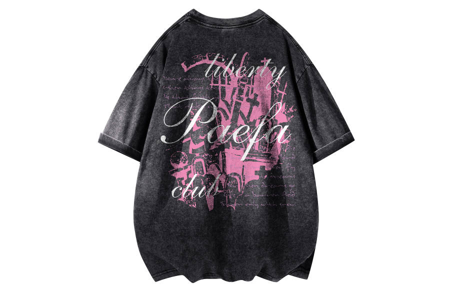 PAEFA T Shirts Unisex Crew Neck Moderate Heavyweight