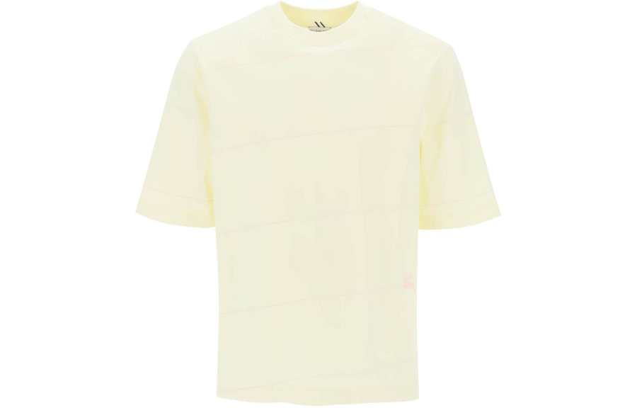 Burberry logo-embroidered cotton T-shirt