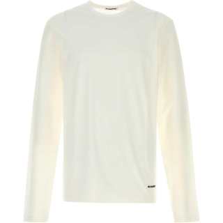 JIL SANDER + Crewneck Long Sleeved T Shirt