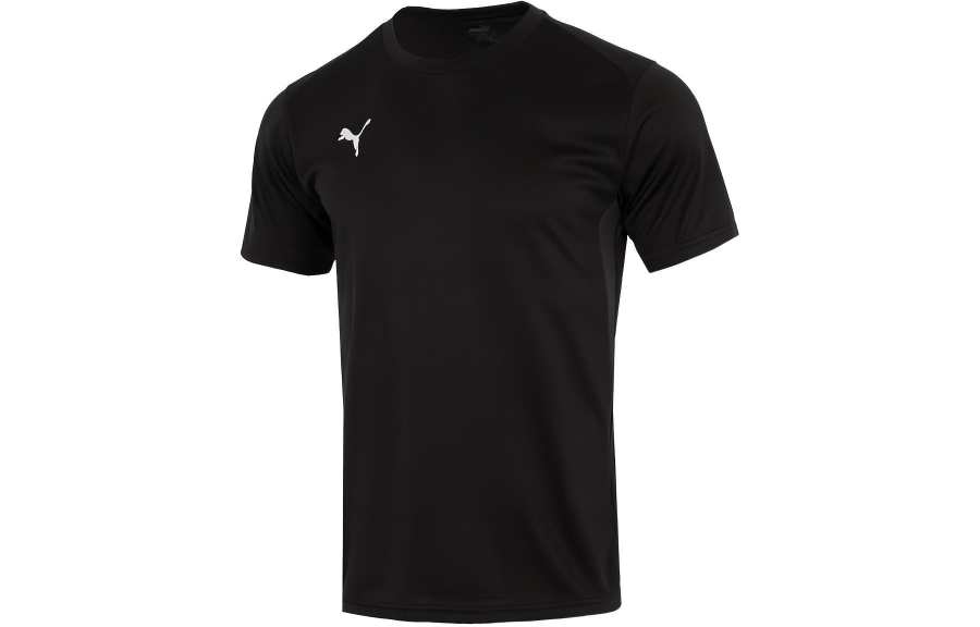 PUMA PUMA CLASSICS T Shirts Men's Black Crew Neck Moderate
