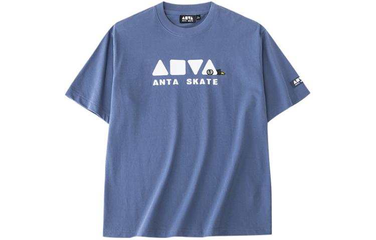 Anta Lifestyle Collection Sports Lifestyle Collection T Shirt Men's Riverbank Blue