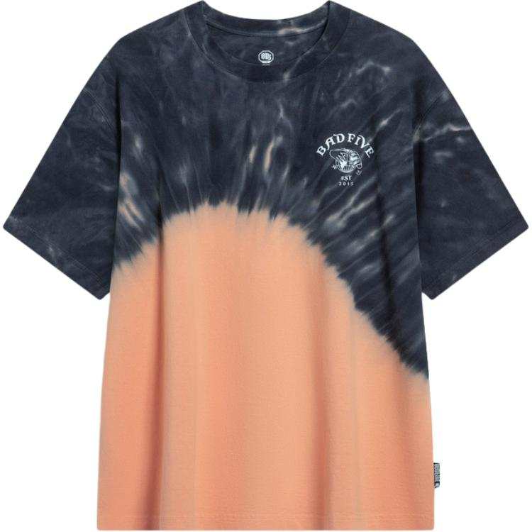 Li-Ning Li Ning Basketball Collection T Shirt Men's Sunset Orange Tie Dye