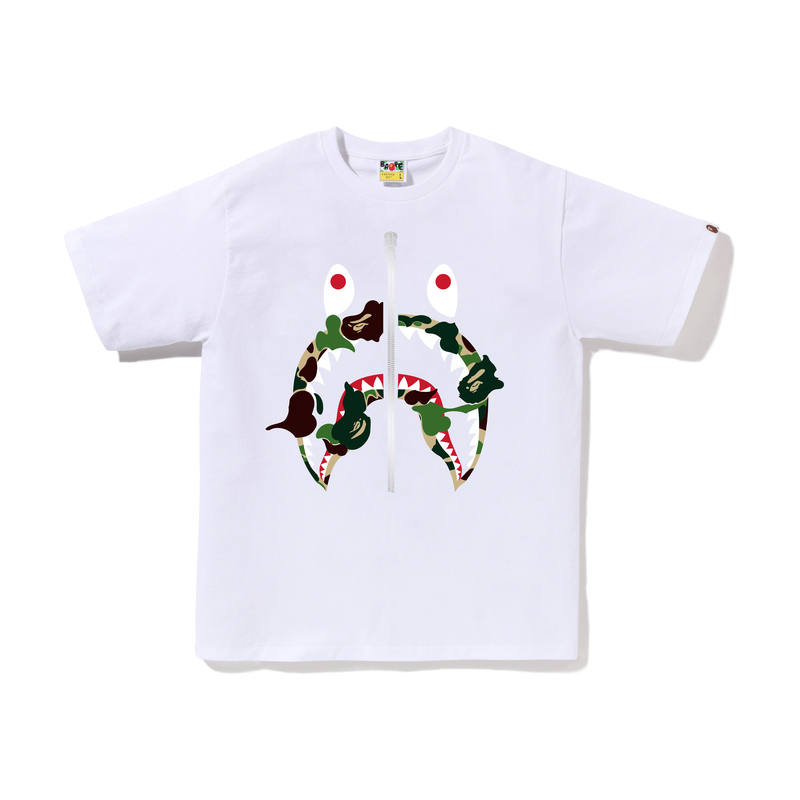 A BATHING APE A BATHING APE Abc Camo Rebuild Shark Tee