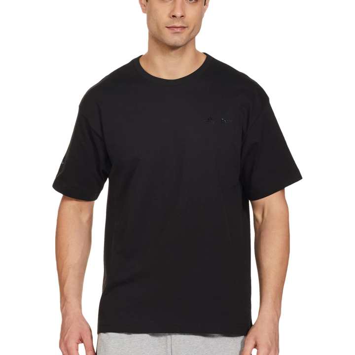 Adidas Adidas T Shirts Men's Black Crew Neck Moderate