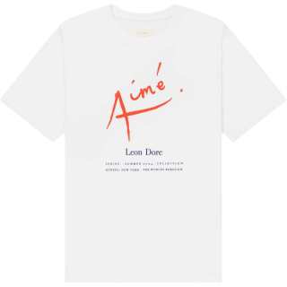 AIME LEON DORE Regular T Shirt Unisex White
