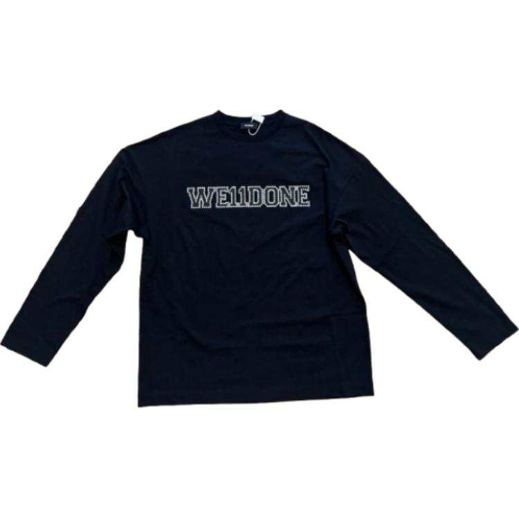 WE11DONE WE11DONE FW24 T Shirt Unisex Black