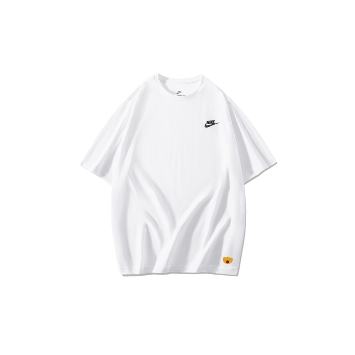 Nike Nike T Shirts Unisex White Crew Neck Moderate Straight Fit