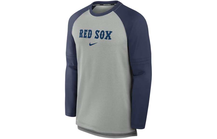 Nike Nike Boston Red Sox Authentic Collection Game Time Men's Nike Breathe Mlb Long Sleeve T Shirt