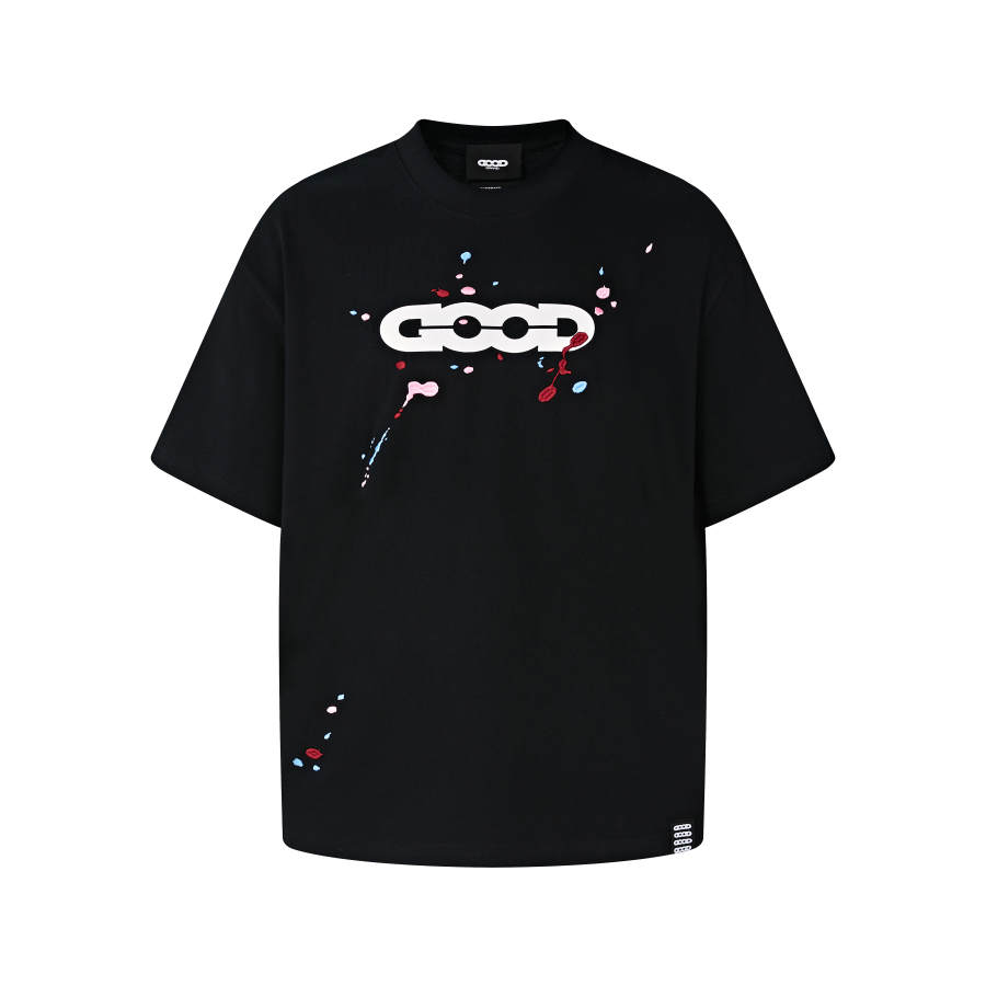GB T Shirts Unisex Black Crew Neck Moderate