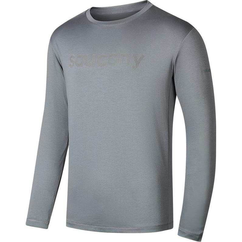 Saucony CNY T Shirt Men's Moss Gray