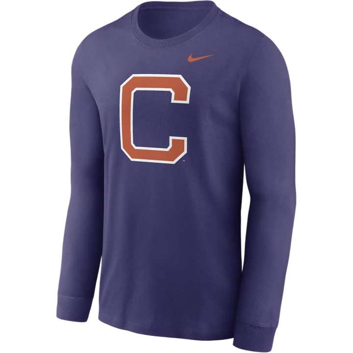 Nike Nike Clemson Tigers Alternate Logo Men's Nike College Long Sleeve T Shirt