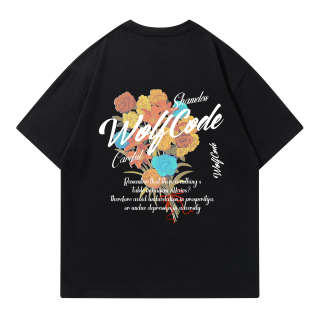 WOLF CODE T Shirts Unisex Crew Neck Moderate Heavyweight