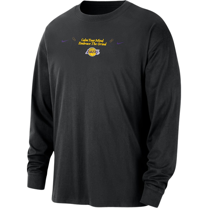 Nike Nike x NBA Courtside Los Angeles Lakers T Shirt Men's Black