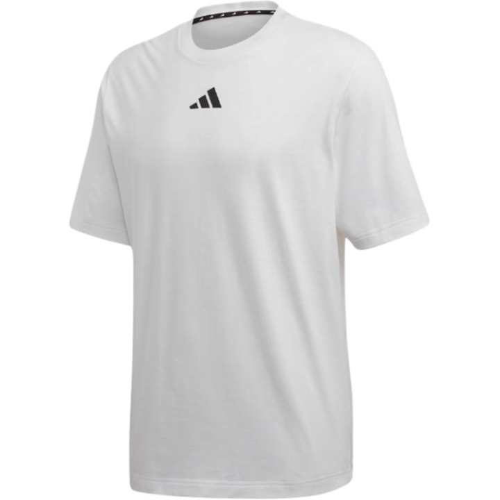Adidas Adidas T Shirts Men's White Crew Neck Moderate