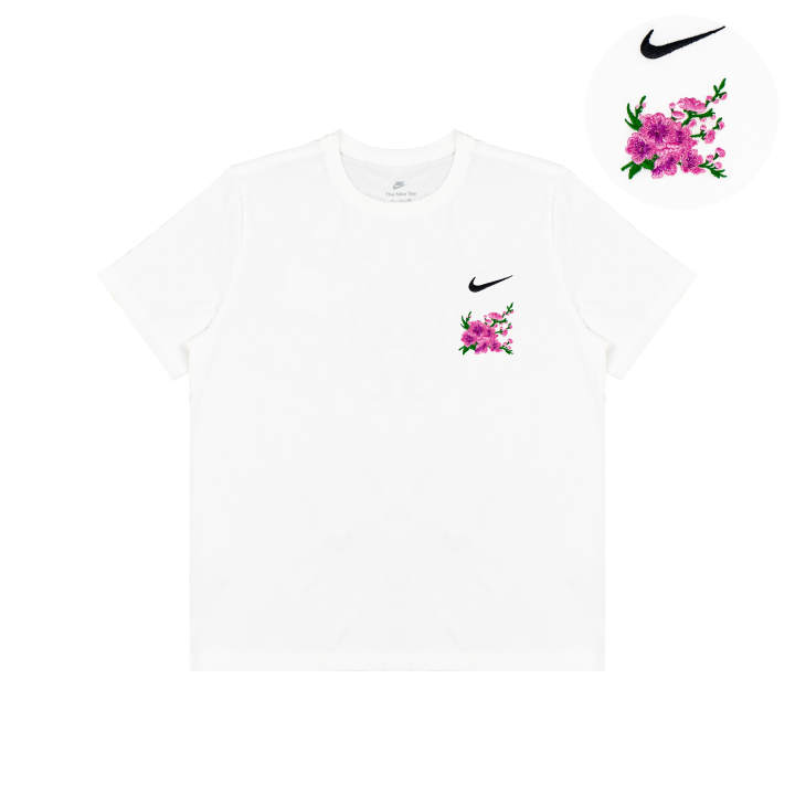 Nike Nike T Shirts Unisex White Crew Neck Moderate Straight Fit