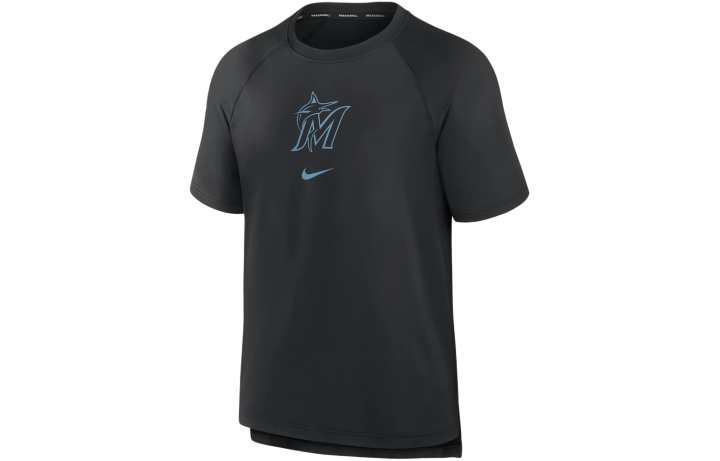 Nike Nike Miami Marlins Authentic Collection Pregame Men's Nike Dri FIT Mlb T Shirt
