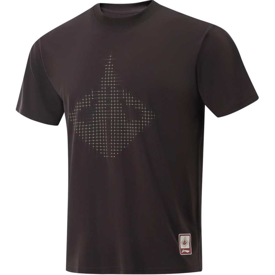 Li-Ning Li Ning Basketball Collection T Shirt Men's Dark Chocolate Umber