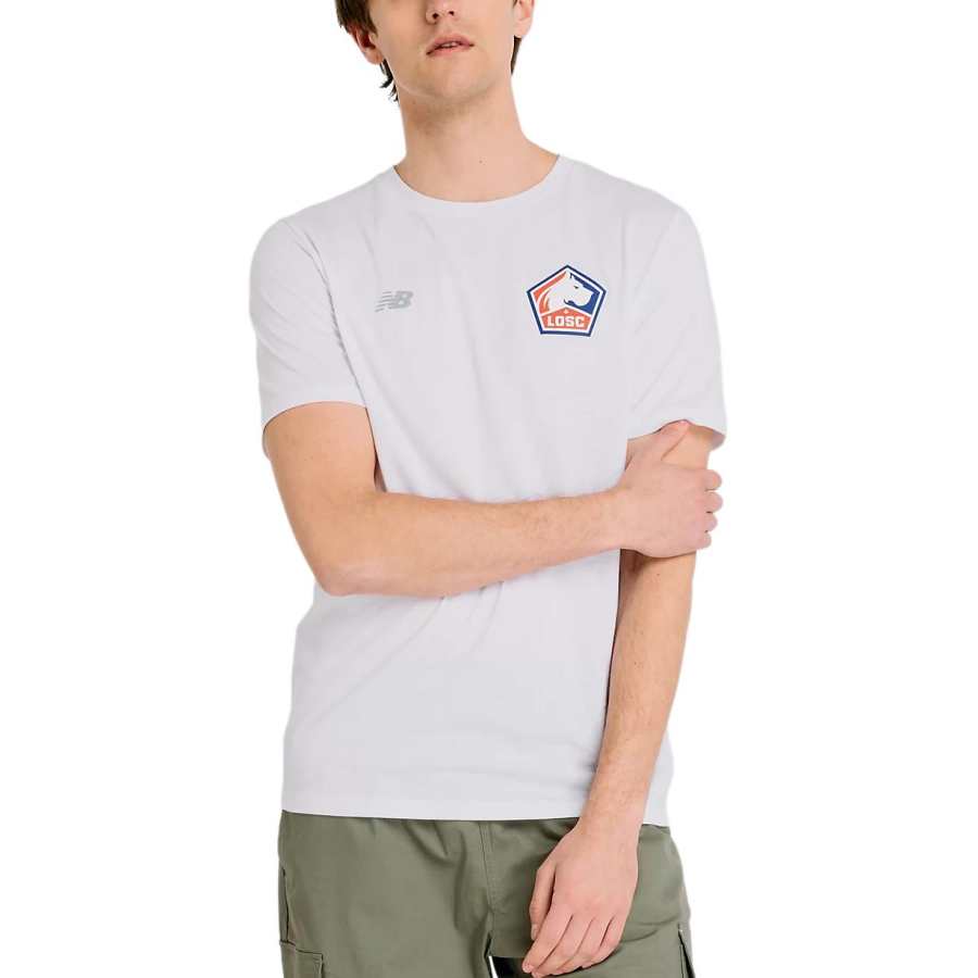 New Balance New Balance Heathertech T Shirt Men's White