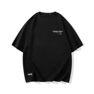 THREE-BODY THREE BODY T Shirts Unisex Crew Neck Moderate Straight Fit