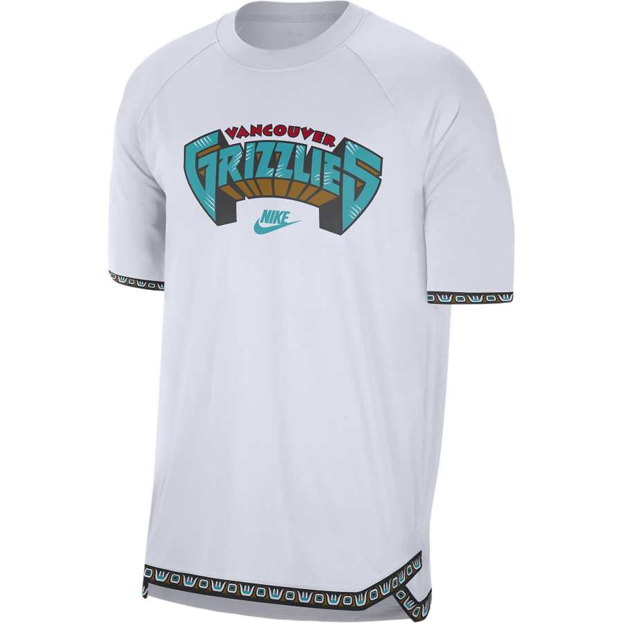 Nike Nike Memphis Grizzlies Hardwood Classics Men's Nike Dri-FIT Nba Short-Sleeve Pregame Top