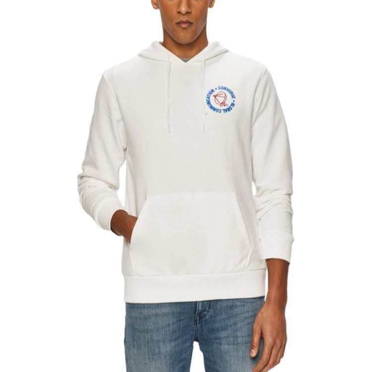 Converse Converse T Shirts Men's White Hooded Moderate