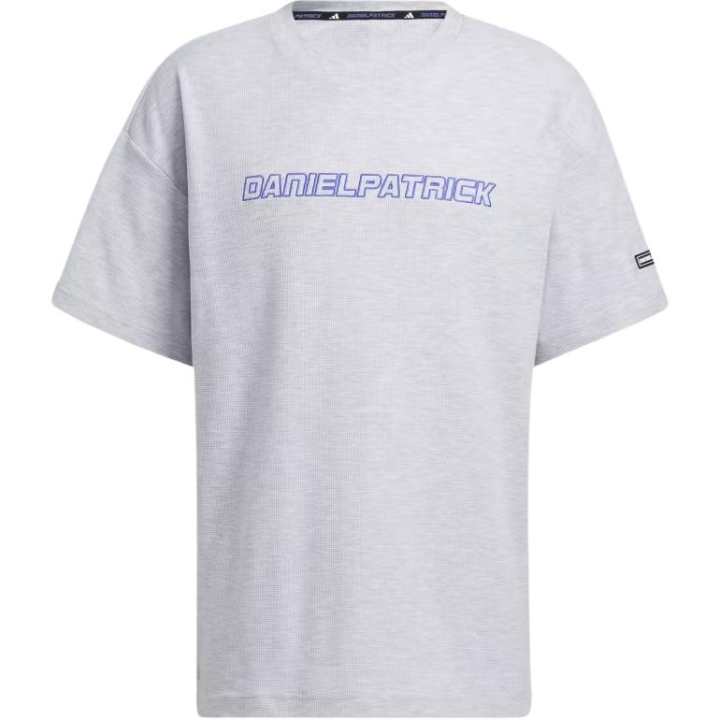 Adidas Adidas x Daniel Patrick Hoops T Shirt Men's Light Gray Mixed Color