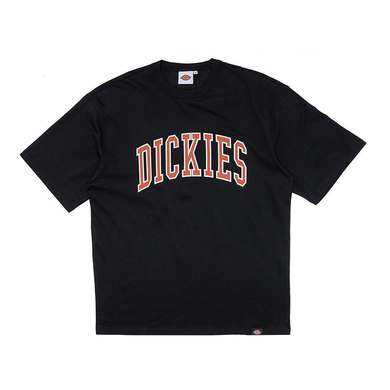 Dickies T Shirts Unisex Black Crew Neck Moderate