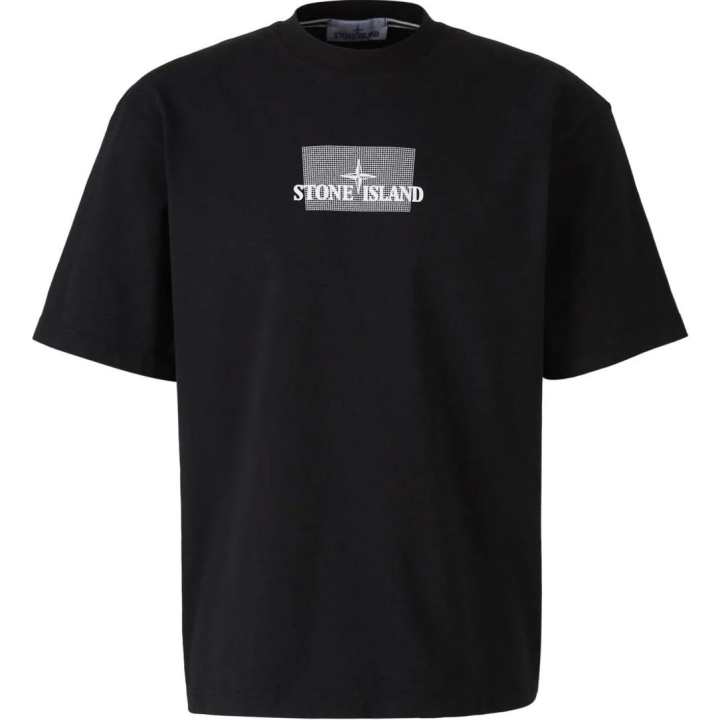 STONE ISLAND STONE ISLAND Logo Printed Crewneck T Shirt