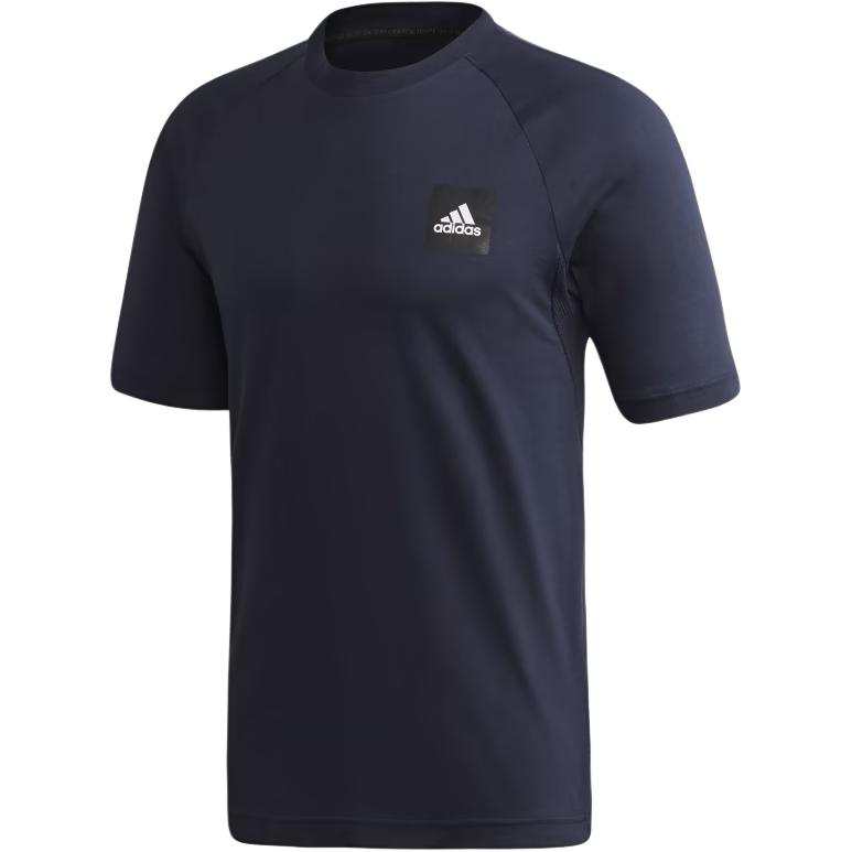Adidas Adidas T Shirts Men's Blue Crew Neck Moderate