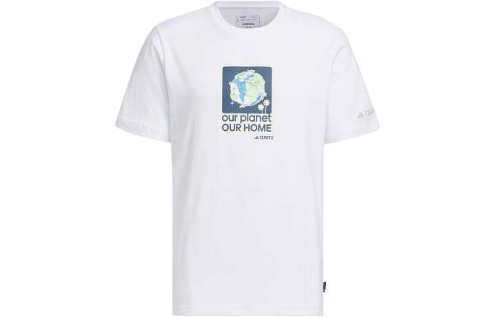 Adidas Adidas SHORT SLEEVE POLYGIENE T SHIRT T Shirt Men's White