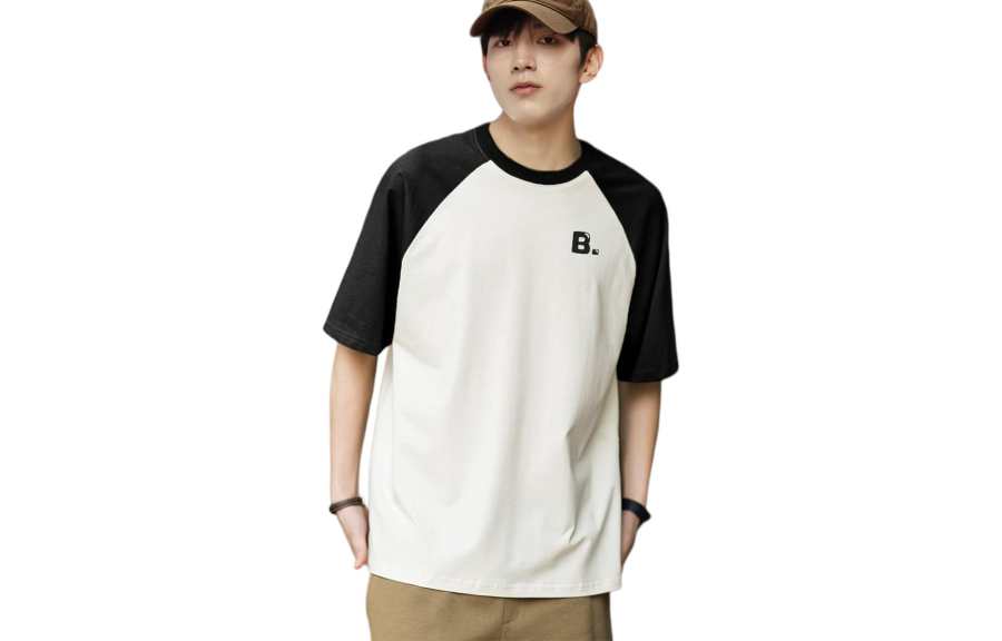 Tonlion T Shirts Men's Crew Neck Moderate Straight Fit