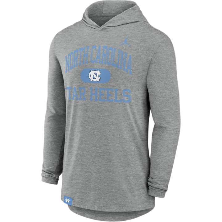 Jordan Jordan Dri Fit North Carolina Tar Heels Blitz T Shirt Men's Gray