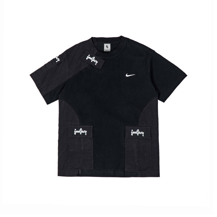 Nike Nike T Shirts Unisex Black Crew Neck Moderate Straight Fit