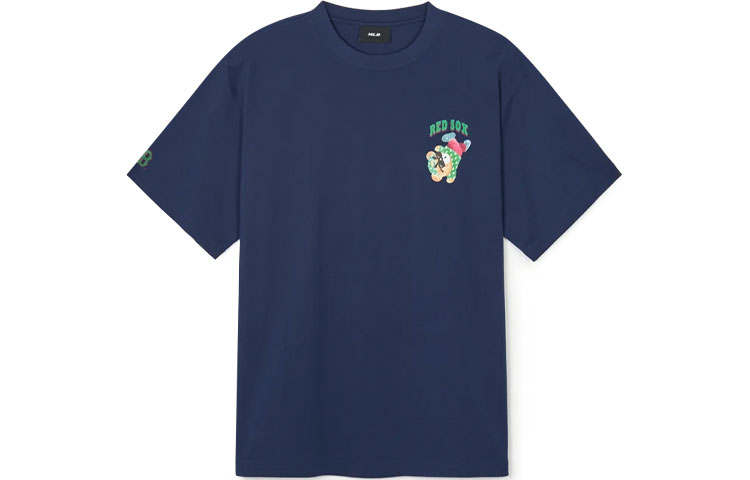 MLB MLB Drop Shoulder Sleeve T-Shirt Unisex Dark Blue
