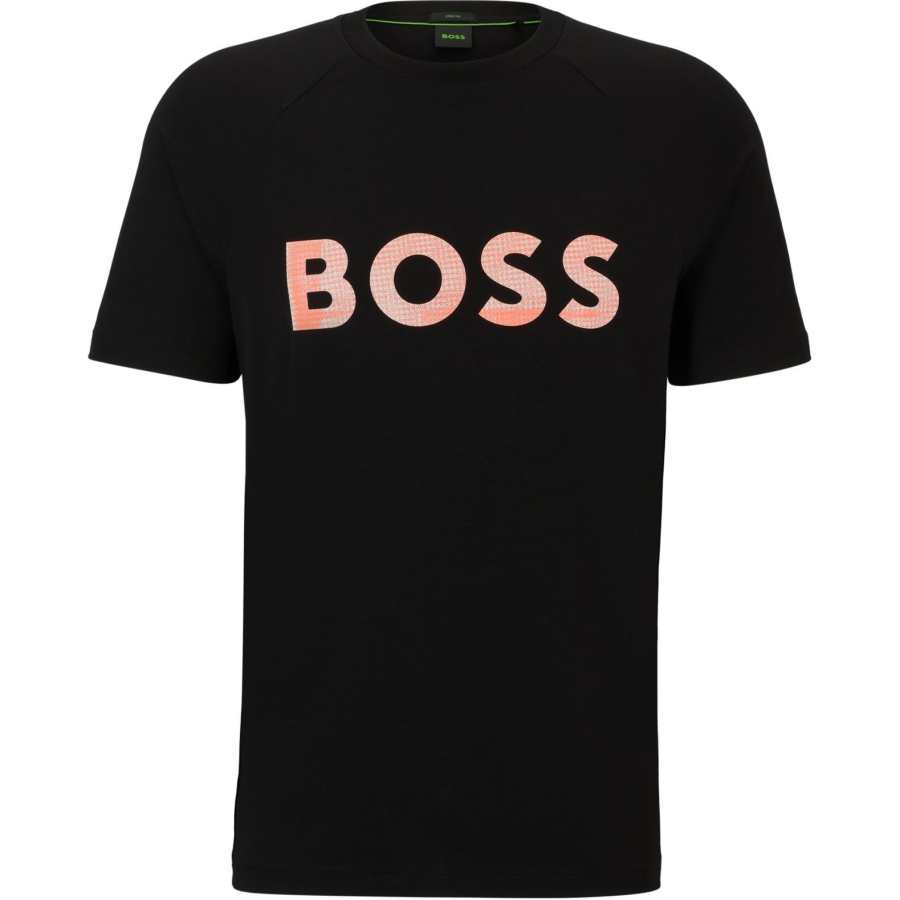 HUGO BOSS Logo print Cotton T shirt